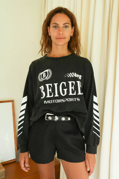BEIGED // Black Motorsports Tee