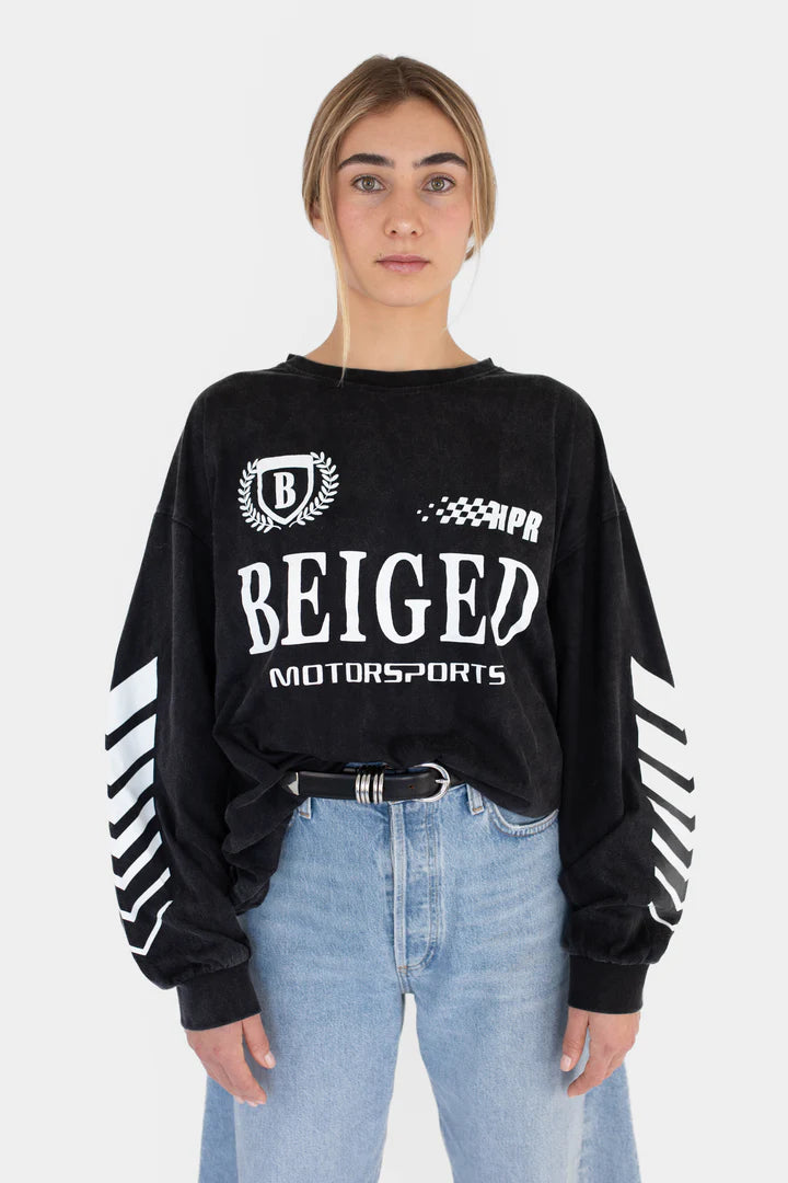 BEIGED // Black Motorsports Tee