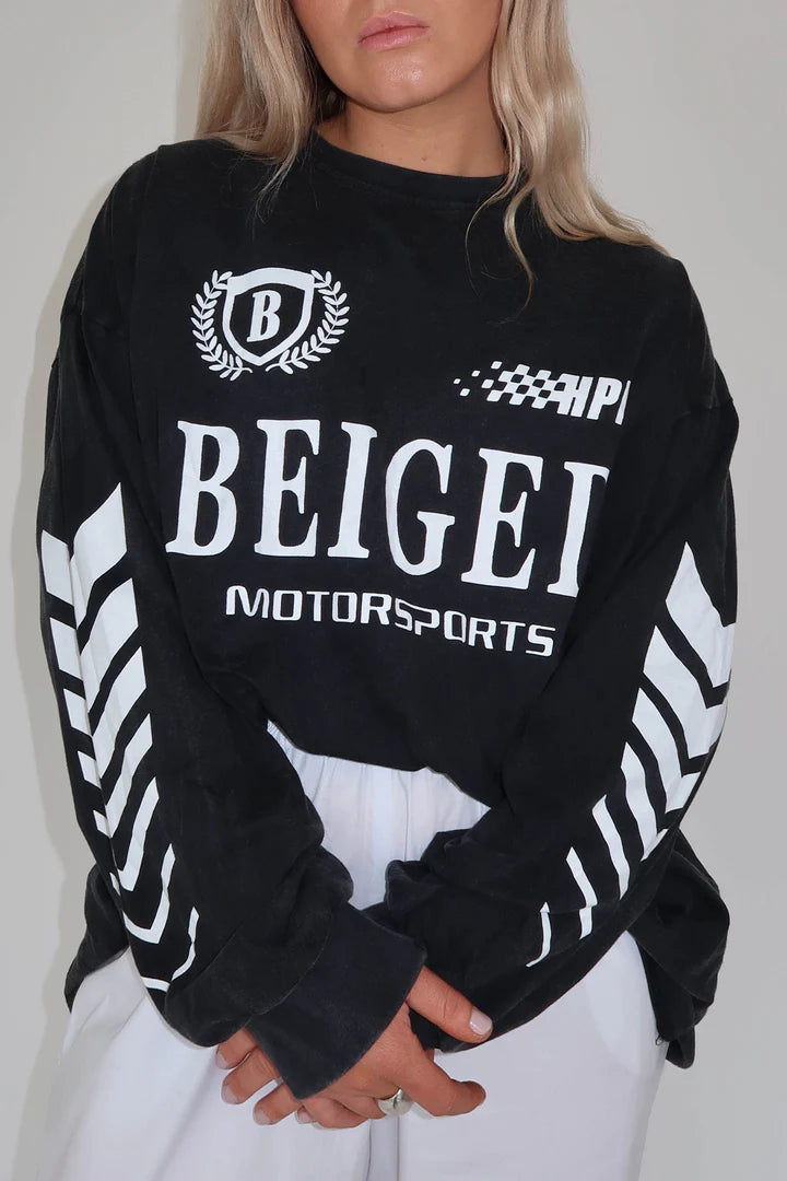 BEIGED // Black Motorsports Tee