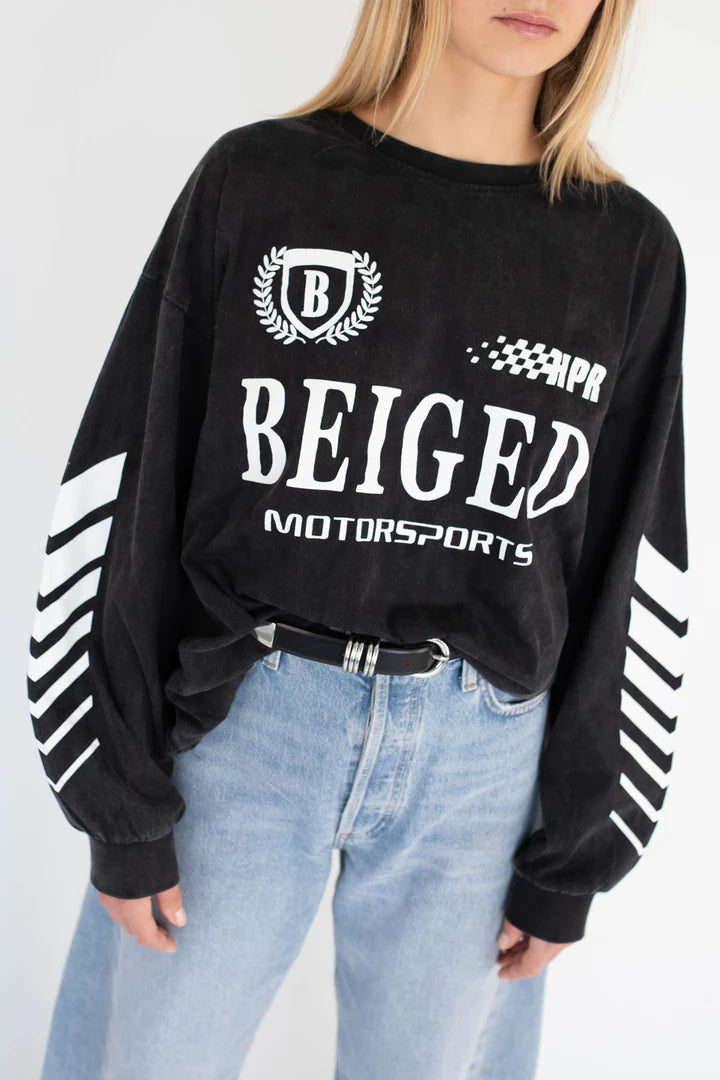 BEIGED // Black Motorsports Tee