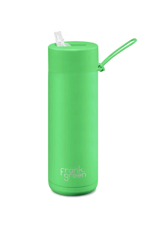 FRANK GREEN // 20oz Reusable Bottle NEON GREEN