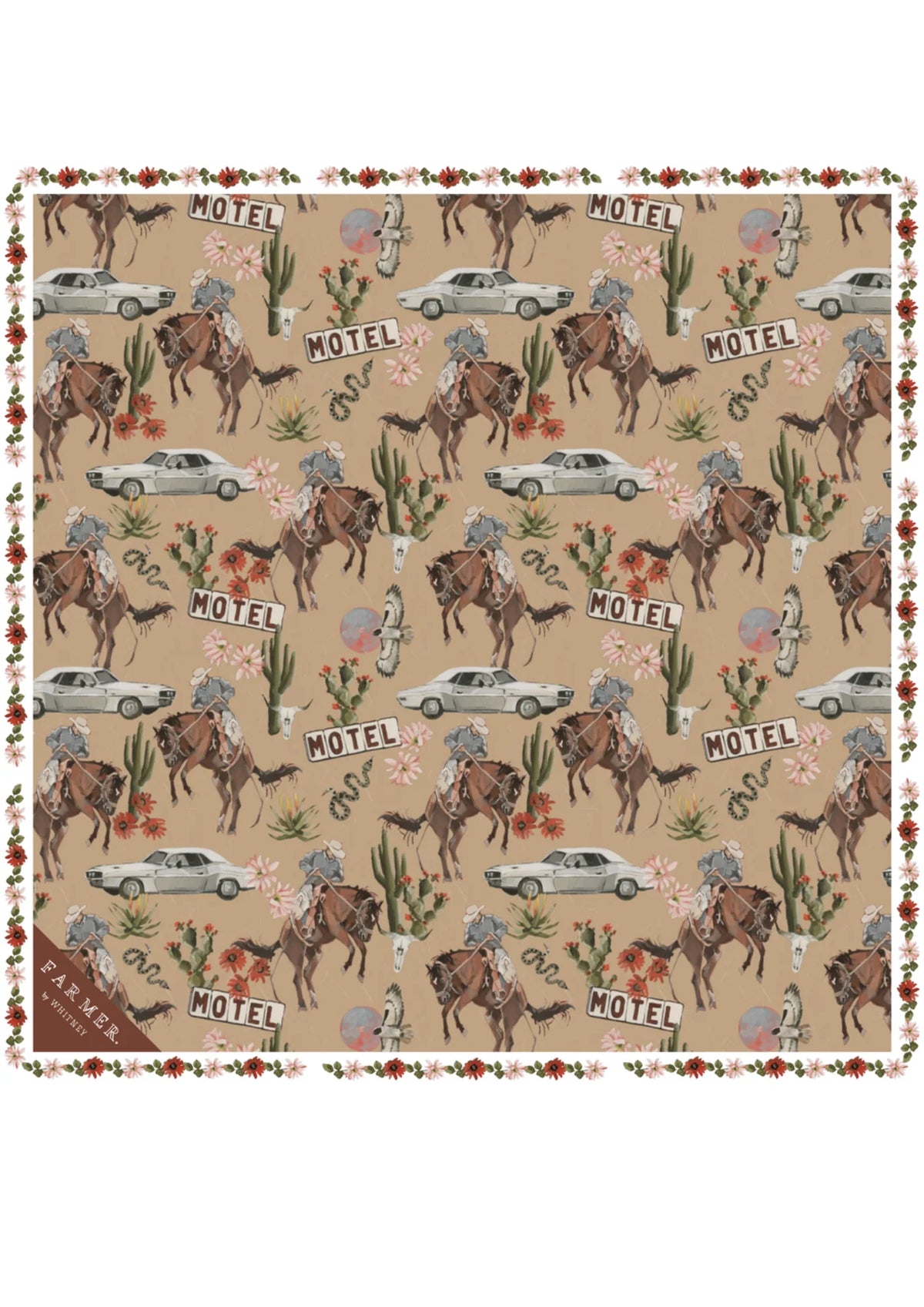 No Man's Land Silk Bandana