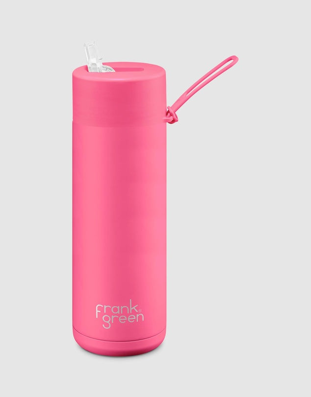FRANK GREEN // 20oz Reusable Bottle NEON PINK