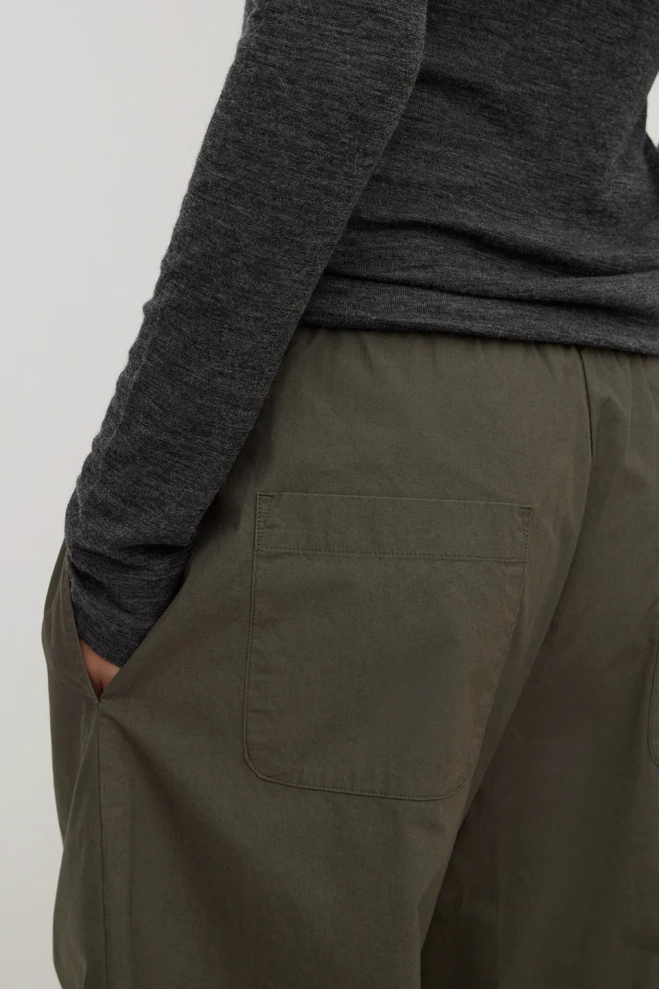 ASSEMBLY LABEL // Nora Merino Henley CHARCOAL MARLE
