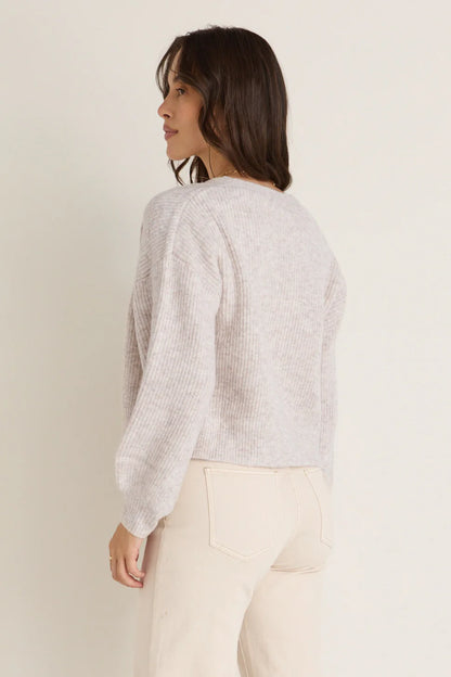 AMONG THE BRAVE // Wholesome Oat Chunky Knit Cardigan ECRU