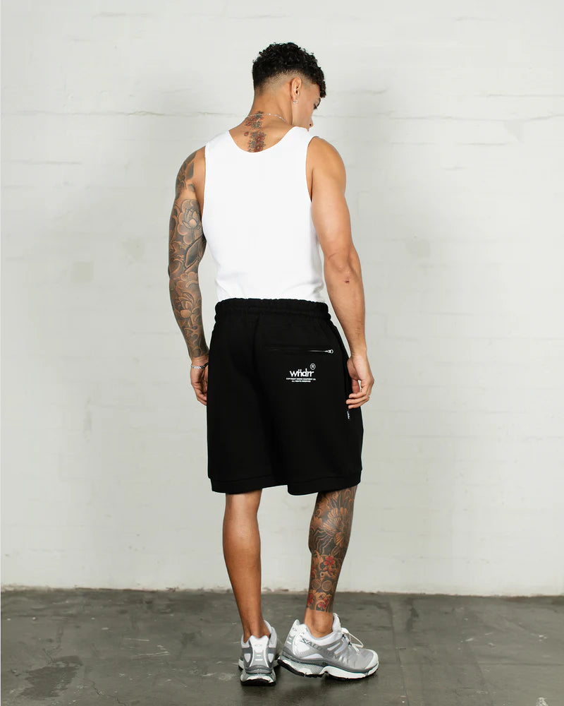 WNDRR // Offcut Tech Trackshort BLACK