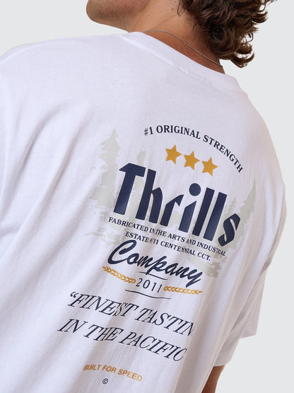 THRILLS // OG Strength Merch Fit Tee WHITE