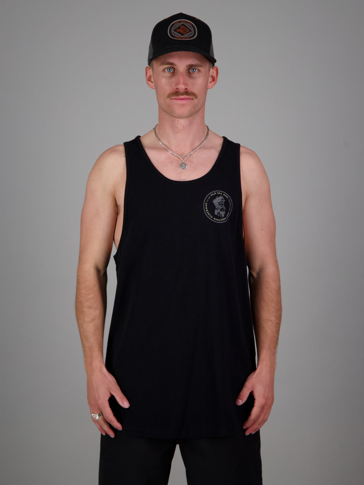 JAF // Old Sea Dog Singlet BLACK