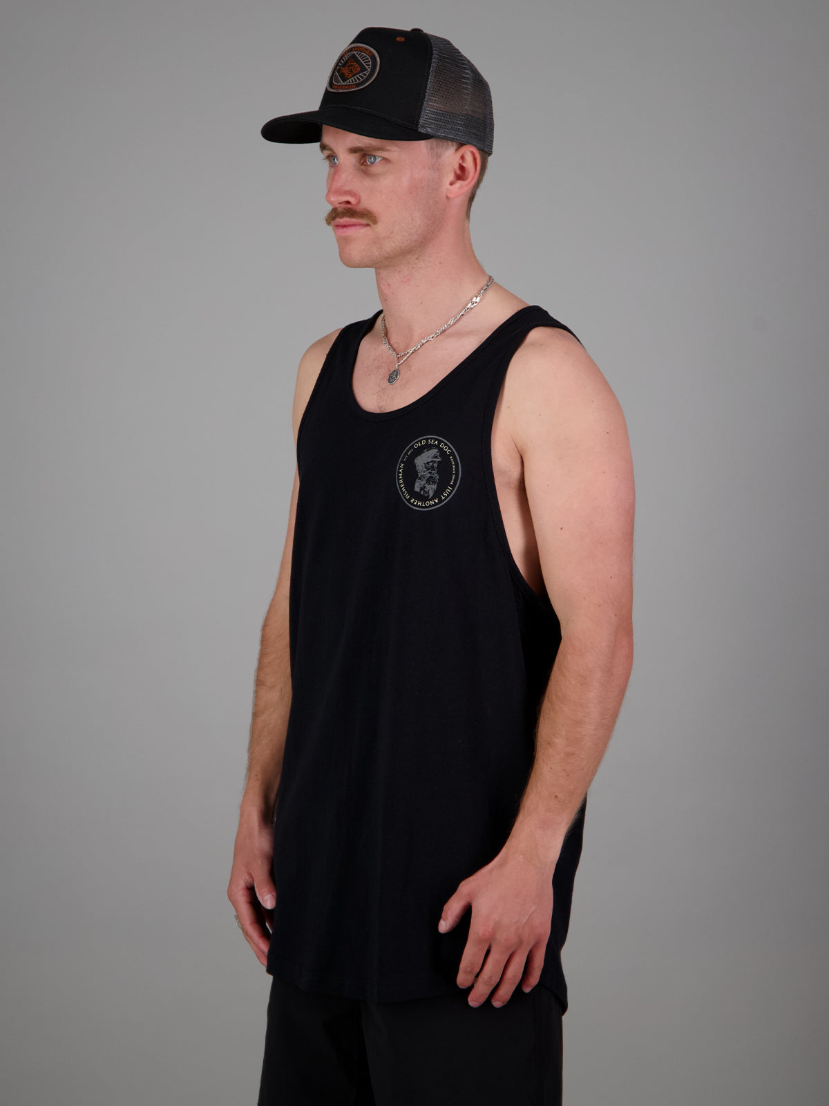 JAF // Old Sea Dog Singlet BLACK