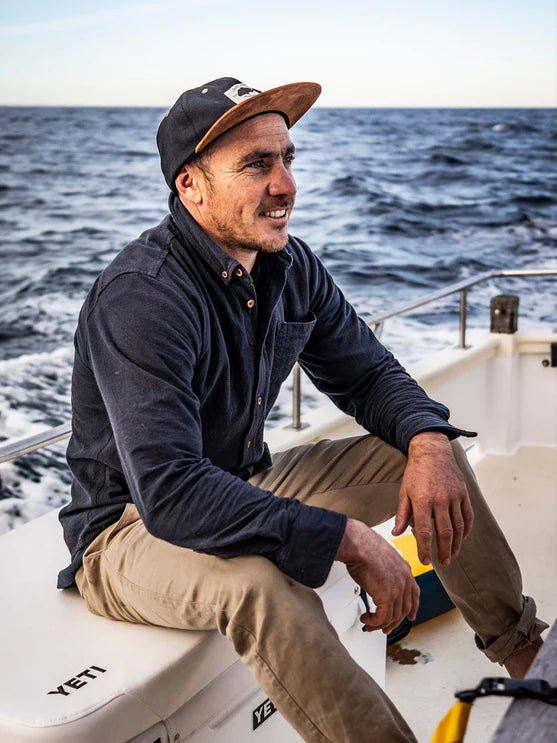 JAF // Old Sea Dog Cap BLACK/BROWN