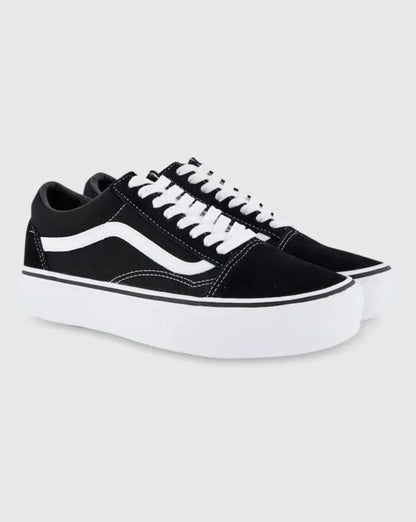 VANS // Old Skool Platform BLACK/WHITE