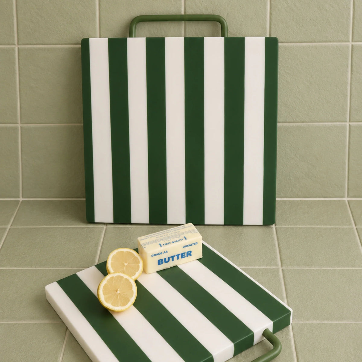 The Daily Chopping Board OLIVE STRIPE PITITE