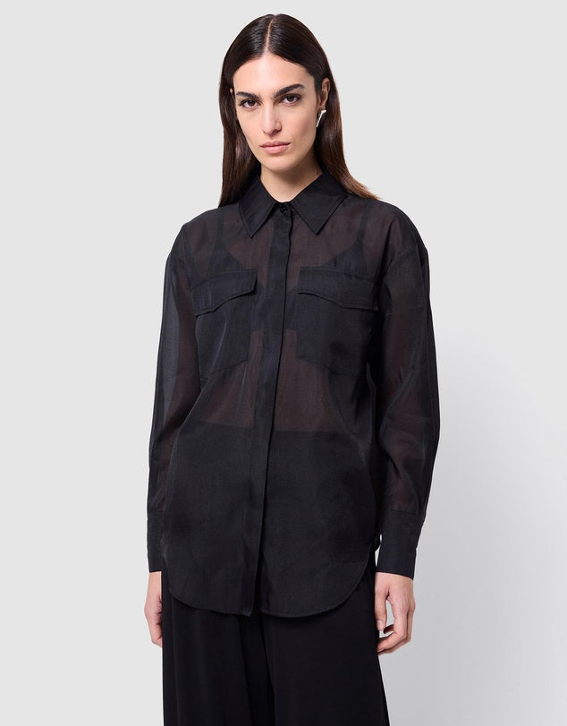 MOSSMAN // Oasis Shirt BLACK