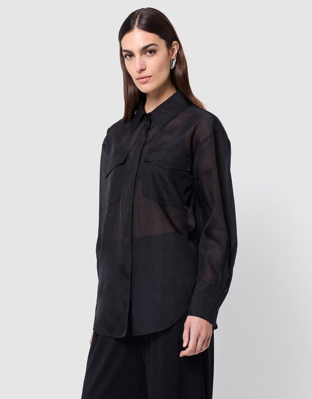 MOSSMAN // Oasis Shirt BLACK