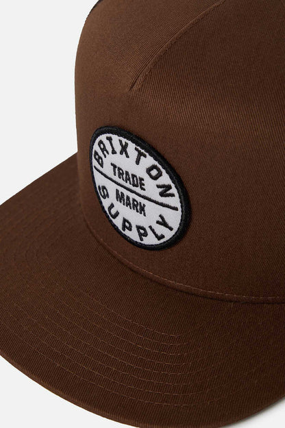 BRIXTON // Oath MP Trucker Hat PINECONE BROWN