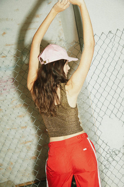BRIXTON // Off Duty A-Tank GOLD METALLIC