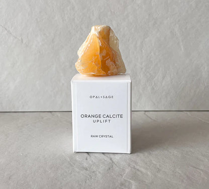 OPAL + SAGE // Orange Calcite UPLIFT