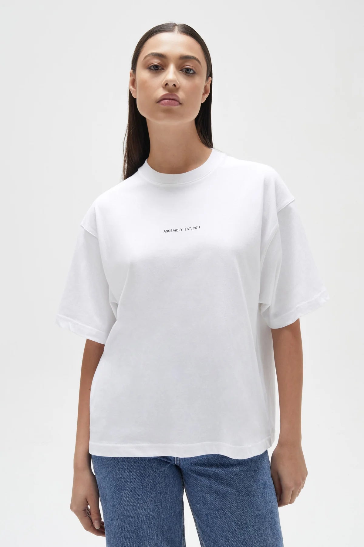ASSEMBLY LABEL // Organic Established Tee WHITE