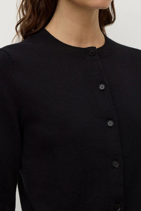 Orina Cotton Cashmere Cardigan BLACK
