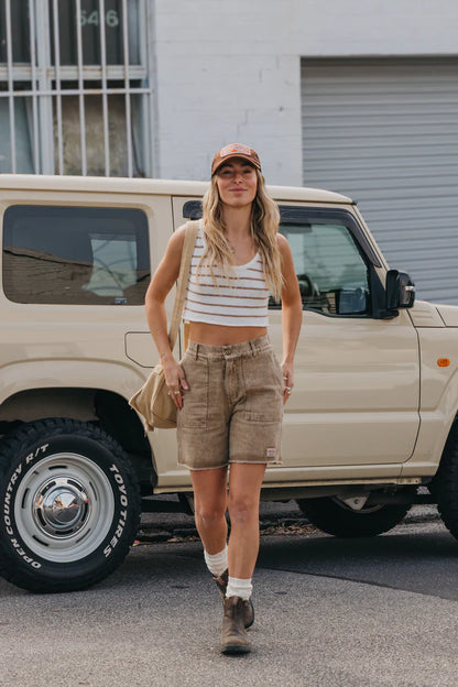 OTTWAY // Overland Shorts WASHED BROWN