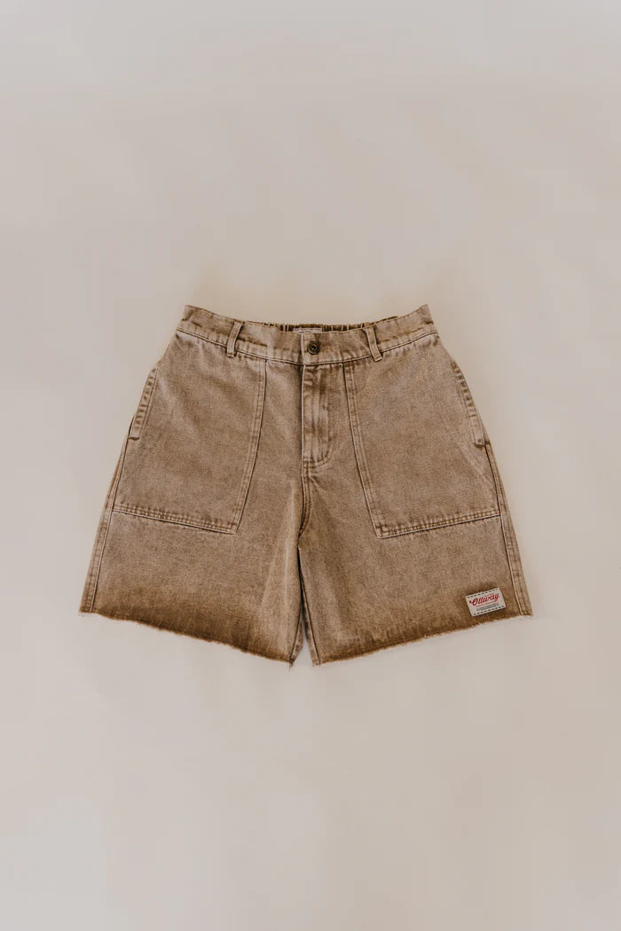 OTTWAY // Overland Shorts WASHED BROWN
