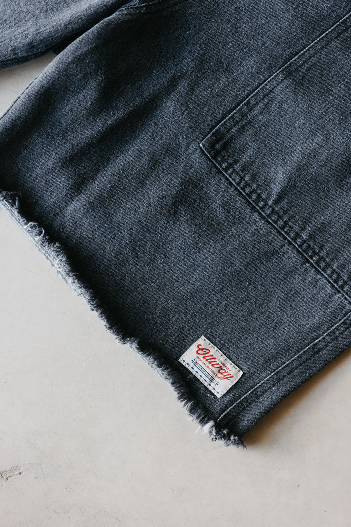 Overland Shorts WASHED BLACK DENIM