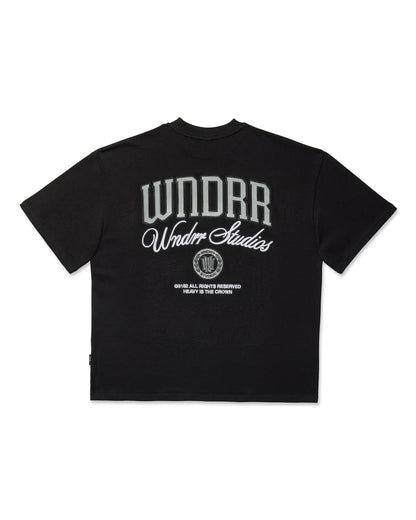 WNDRR // Pavilion Heavy Weight Tee BLACK