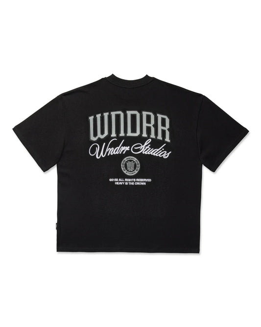WNDRR // Pavilion Heavy Weight Tee BLACK