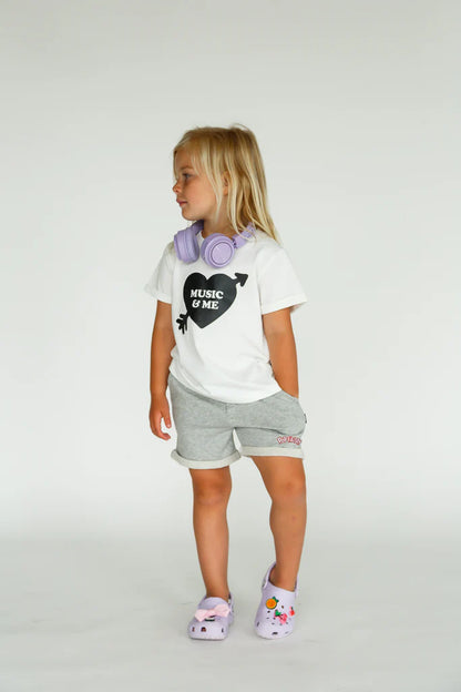 POP FACTORY SHOP // Music + Me Tee WHITE