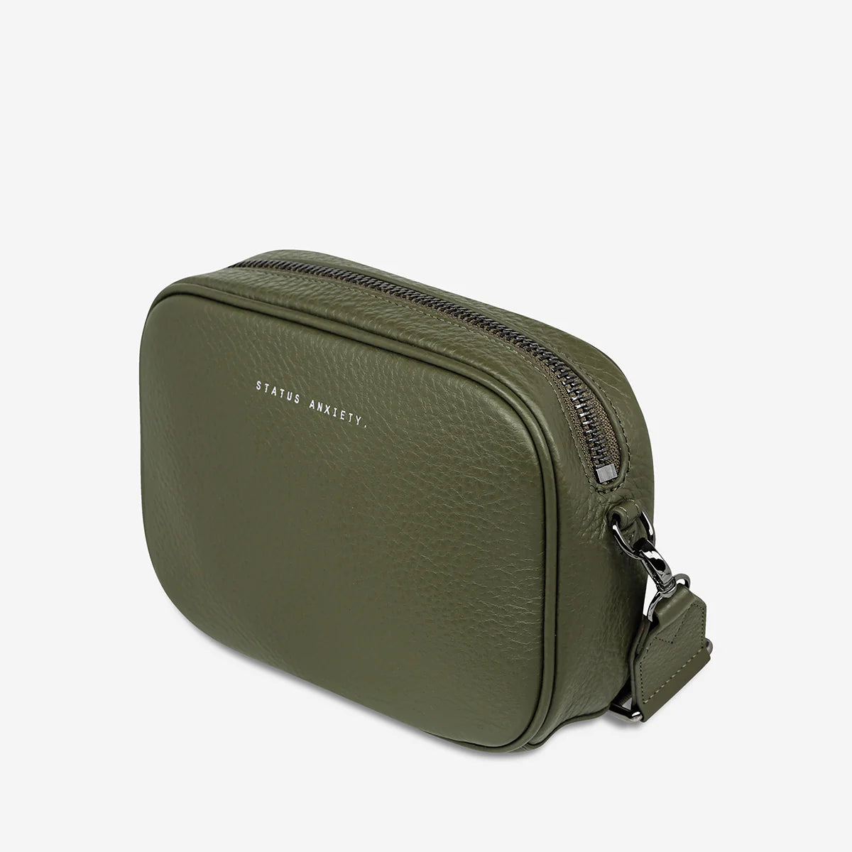 STATUS ANXIETY // Plunder With Webbed Strap Bag KHAKI
