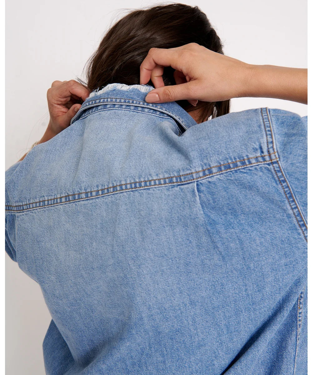 ONE TEASPOON // Everyday Denim Shirt PACIFICA