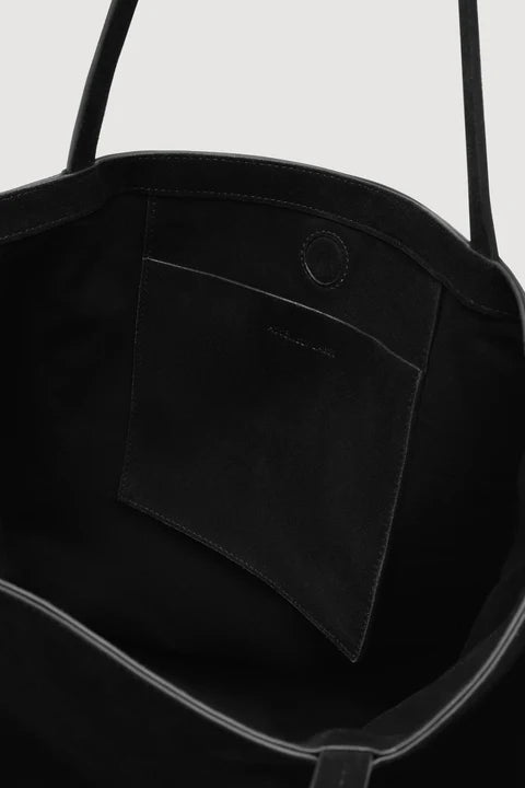 ASSEMBLY LABEL // Paige Suede Tote Bag BLACK
