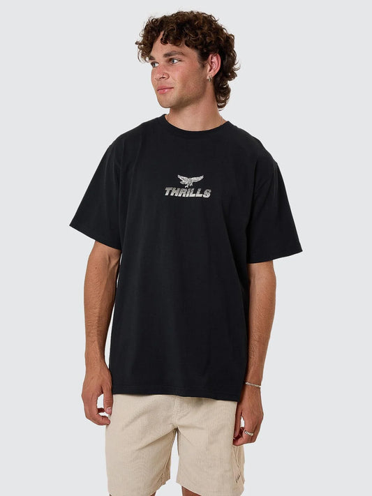 THRILLS // Paradise Before Anarchy Merch Fit Tee WASHED BLACK