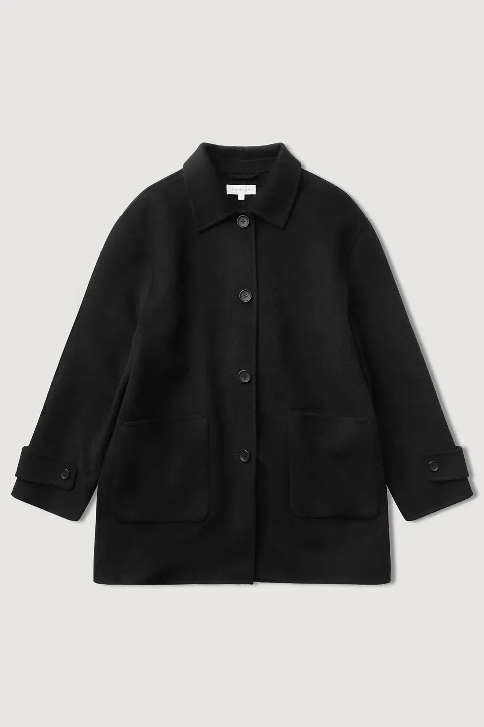 ASSEMBLY LABEL // Pierra Wool Coat BLACK