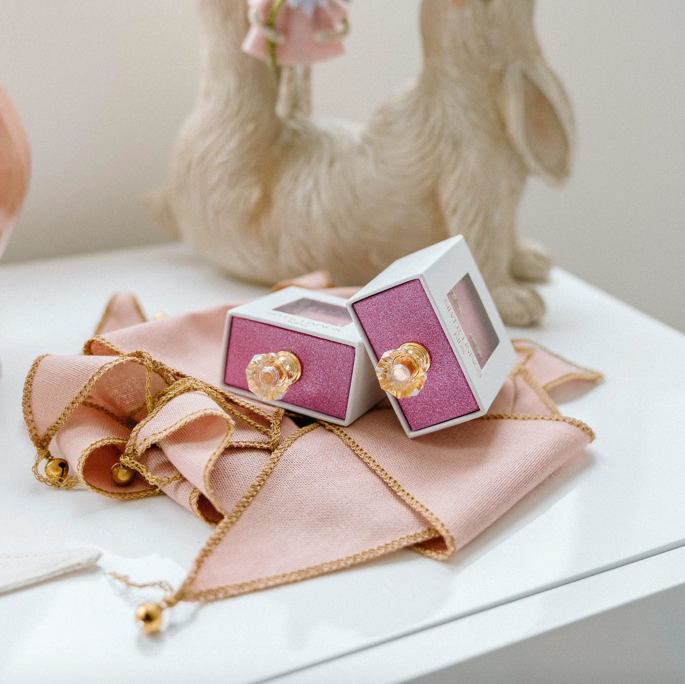 SILVER LININGS // Kids Pink Daisy Enamel Studs