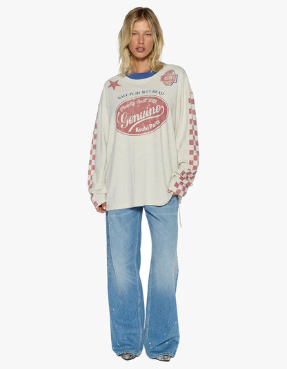 KSUBI // Pitt Lane LS Boyfriend SS Tee OAT