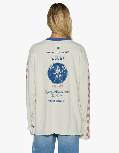 KSUBI // Pitt Lane LS Boyfriend SS Tee OAT
