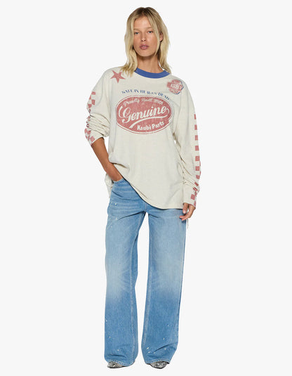 KSUBI // Pitt Lane LS Boyfriend SS Tee OAT
