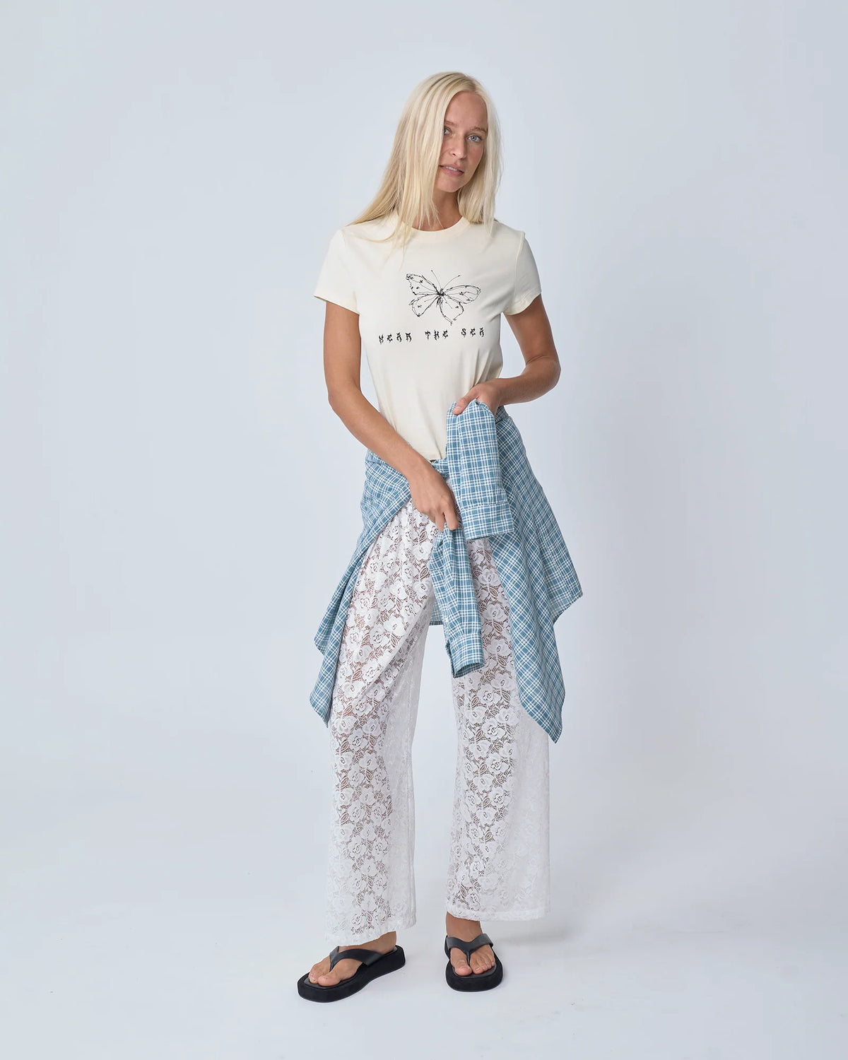 Oversized Shirt BLUE PLAID