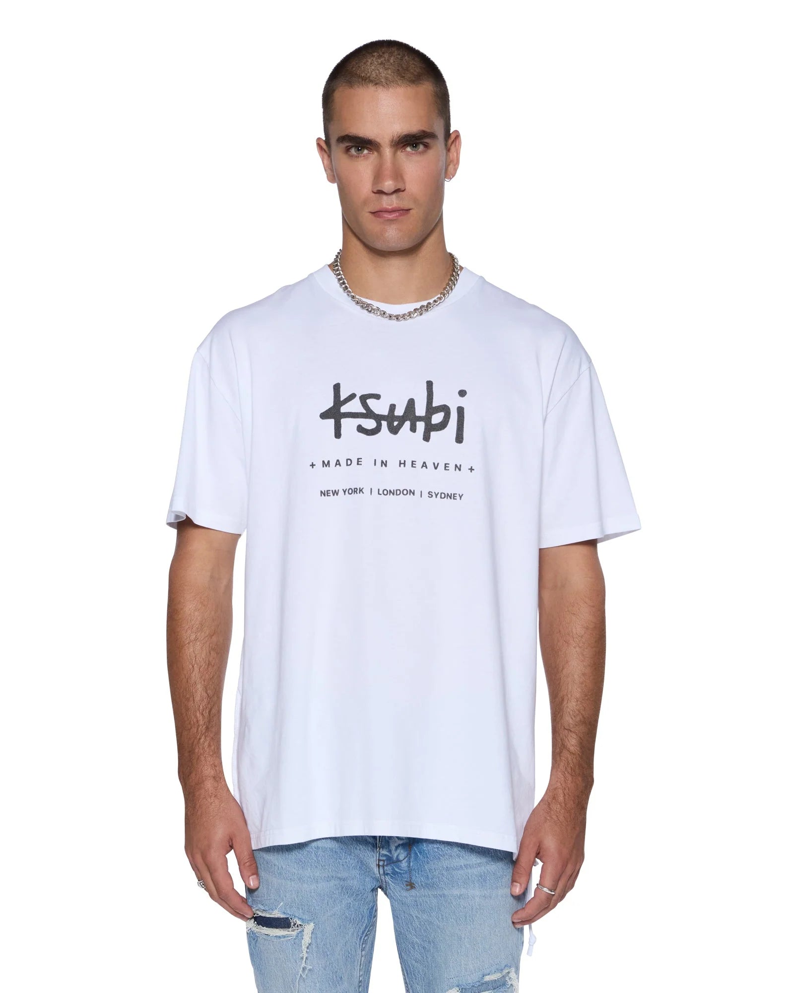 KSUBI // Plated Biggie SS Tee TRU WHITE