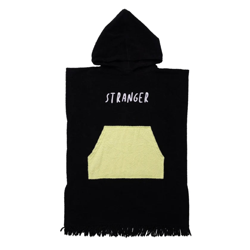Poncho Towel BLACK/LIME