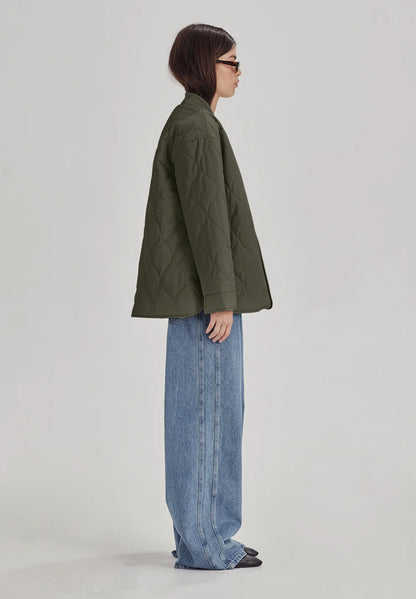 COMMONERS // Quilted Jacket OLIVE GREY