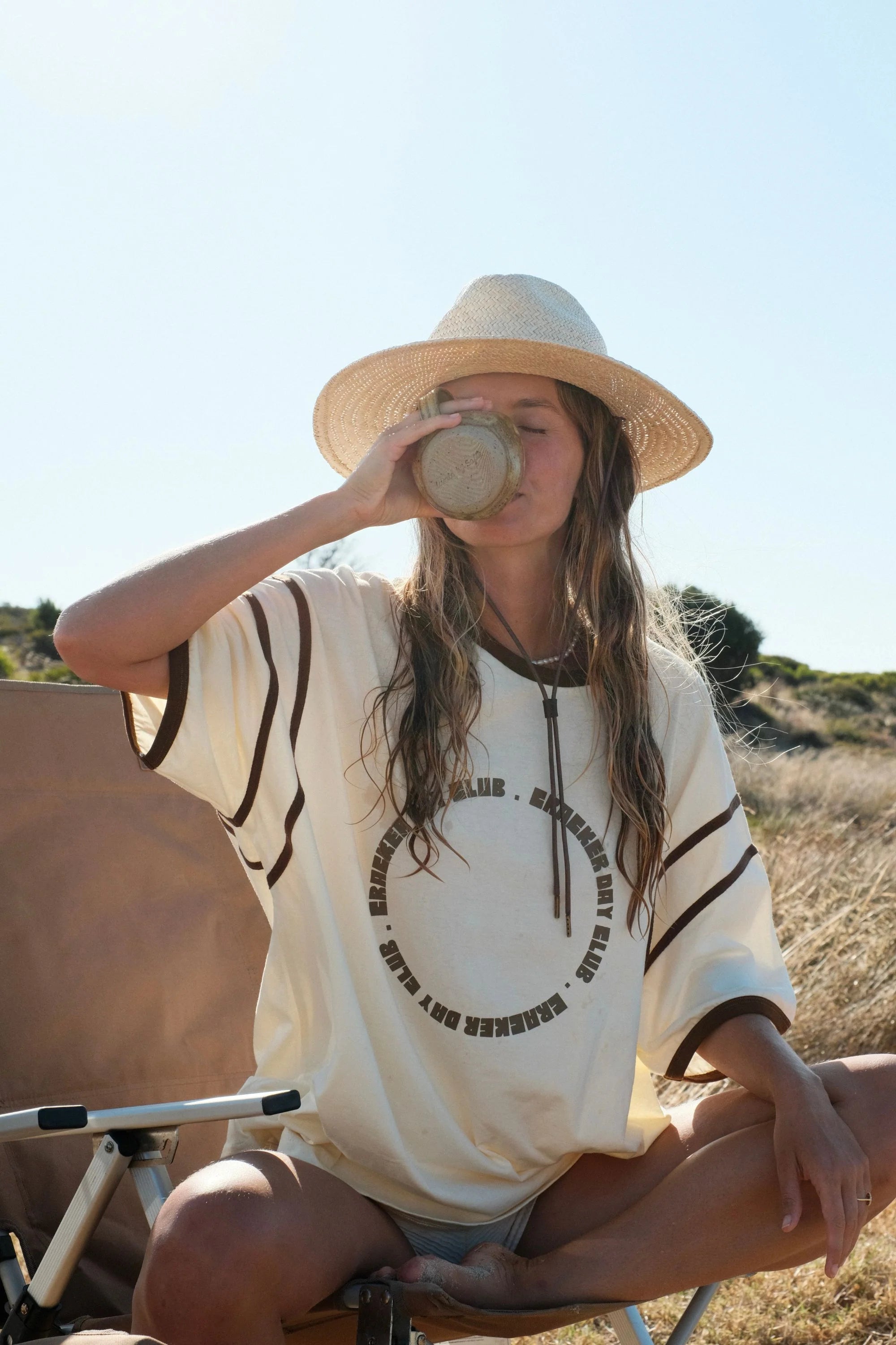 CRACKER DAY CLUB // Racer Club Tee BUTTER