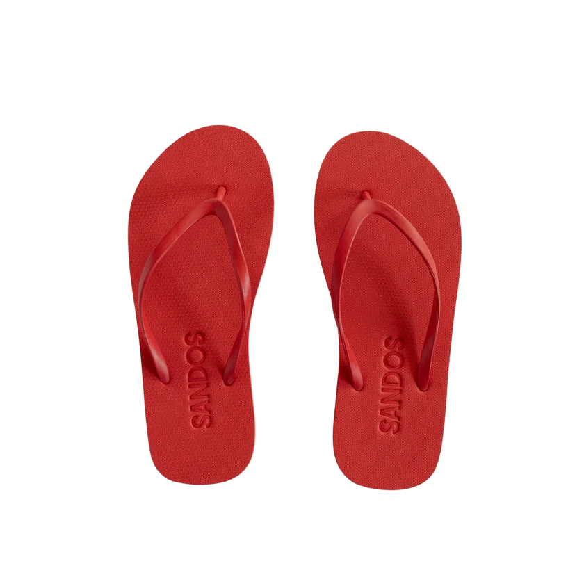 Boyfriend Wide Flip Flop RED