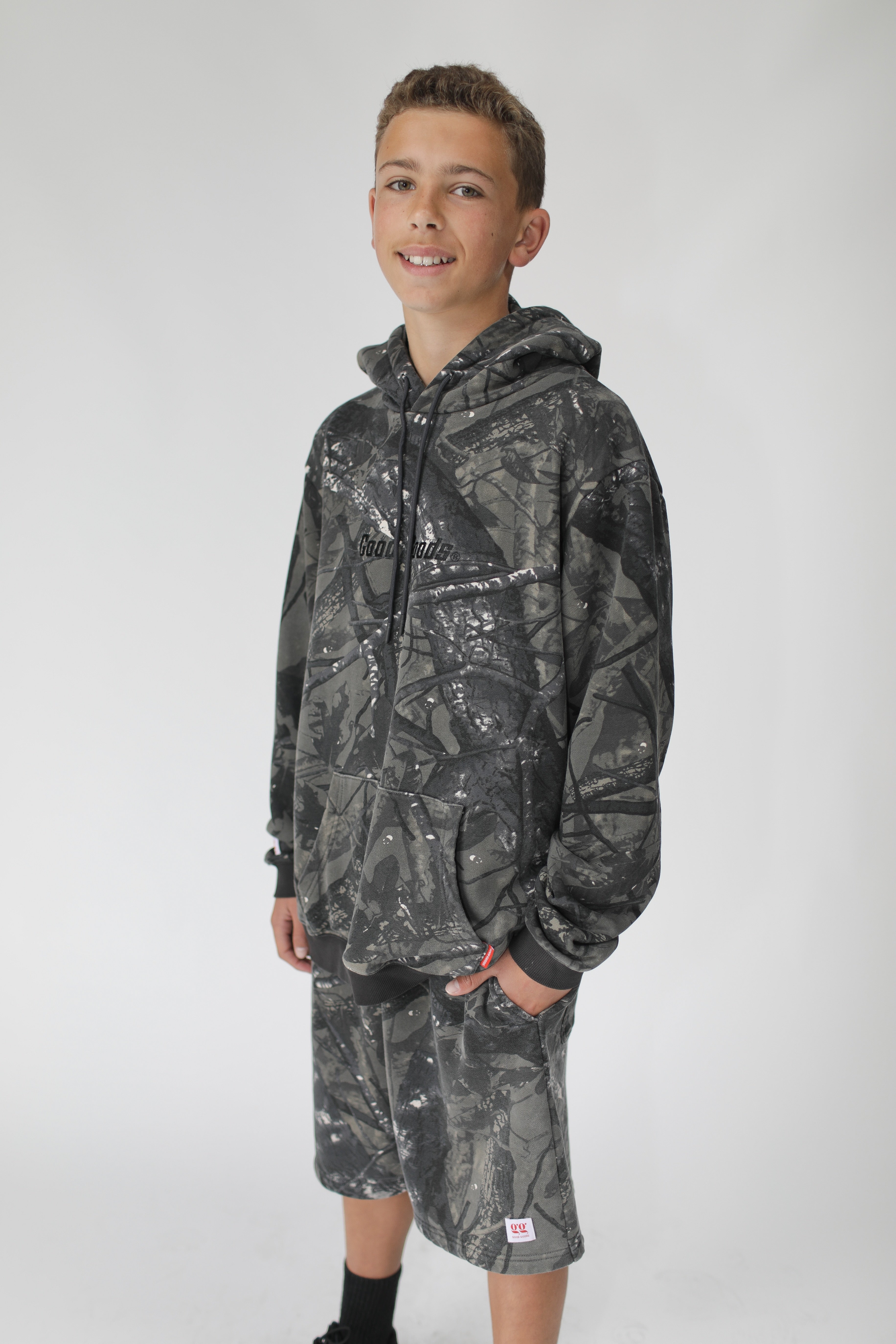 GOOD GOODS // Rocky Hood CRUISE EMBROIDERY BUSH CAMO