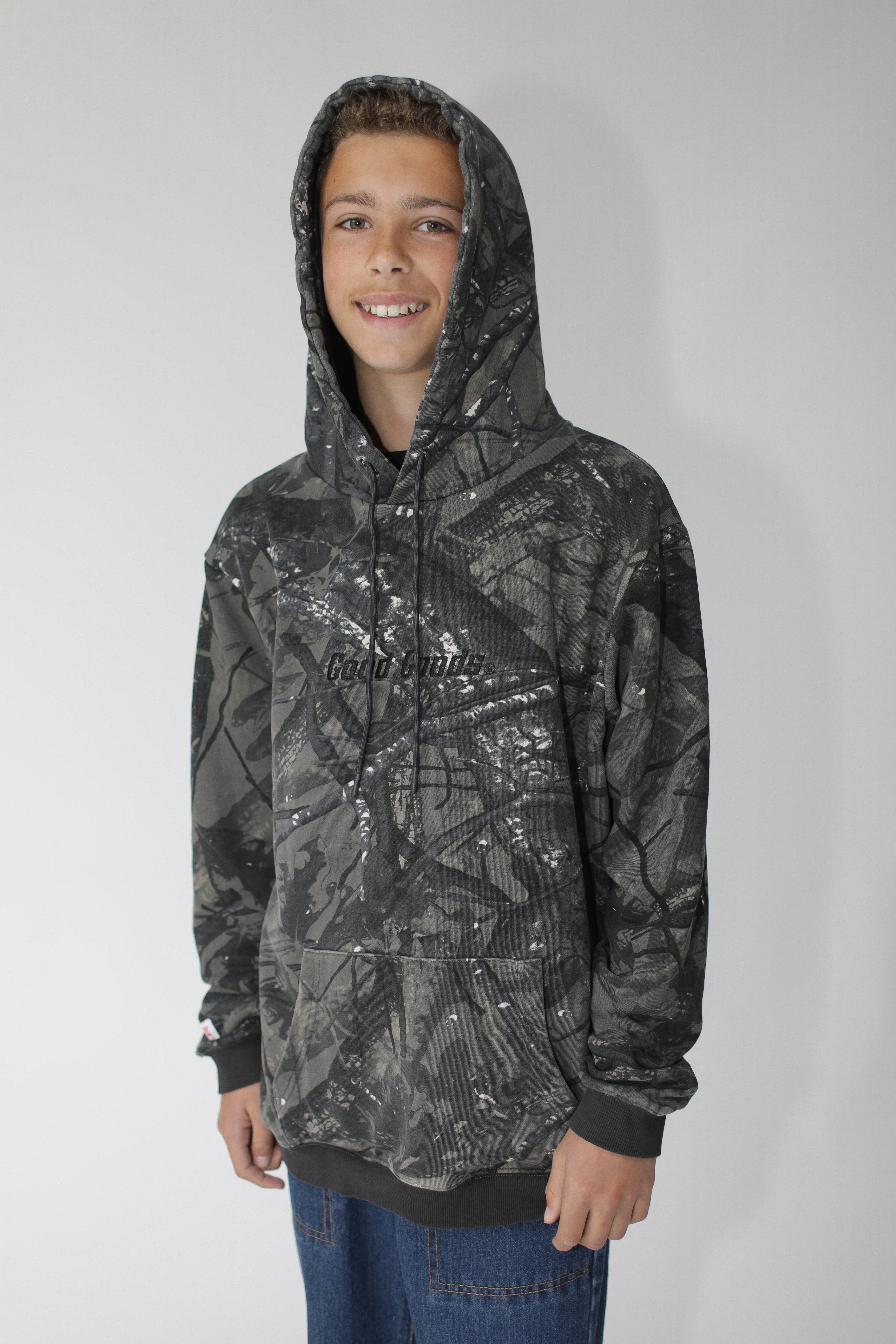 GOOD GOODS // Rocky Hood CRUISE EMBROIDERY BUSH CAMO