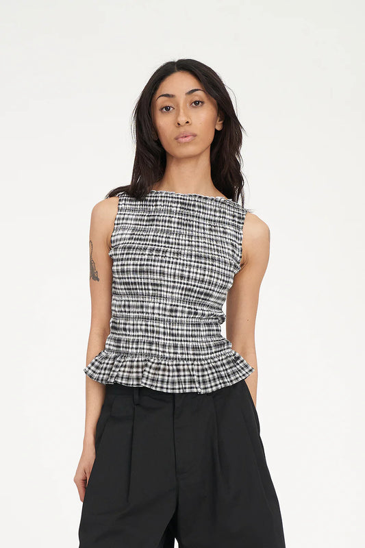 HUFFER // Roony Gigi Top BLACK CHALK