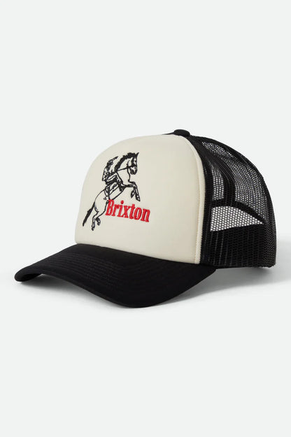 BRIXTON // Ranching Club NP Trucker BLACK OFF WHITE