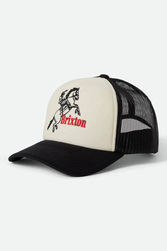 BRIXTON // Ranching Club NP Trucker BLACK OFF WHITE