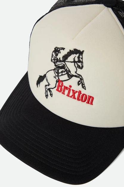 BRIXTON // Ranching Club NP Trucker BLACK OFF WHITE